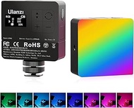 ULANZI VL49 Pro RGB Video Light, Mini Rechargeable LED Camera 360° Portable Full Color, Dimmable LED