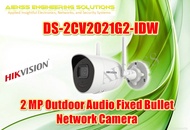 DS-2CV2021G2-IDW 2 MP Outdoor Audio Fixed Bullet Network Camera HIKVISION CCTV CAMERA 1YEAR WARRANTY