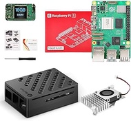 RasTech Raspberry Pi 5 Kit 16GB RAM with Active Cooler,Case for Pi5,Screwdriver and Raspberry Pi 5 1