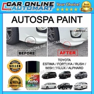 AUTOSPA TOYOTA ESTIMA / FORTUNER / RUSH / WISH / HILUX / ALPHARD Original Touch Up Paint 18ML - 1 bo
