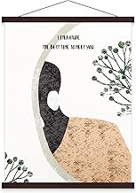 Benjia 40x27 40x30 40x20 Poster Frame, Magnetic Light Wood Wooden Frame Hanger for Photo Picutre Can