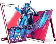 16 Inch Portable Monitor, 2560 x 1600 (2.5K) 144Hz, Portable Gaming Monitor with USB-C and Mini HDMI