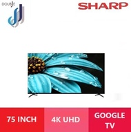 SHARP 75 INCH 4K UHD GOOGLE TV 4TC75FJ1X