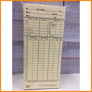 ✿ ▼ ┻ Time card / DTR for employee