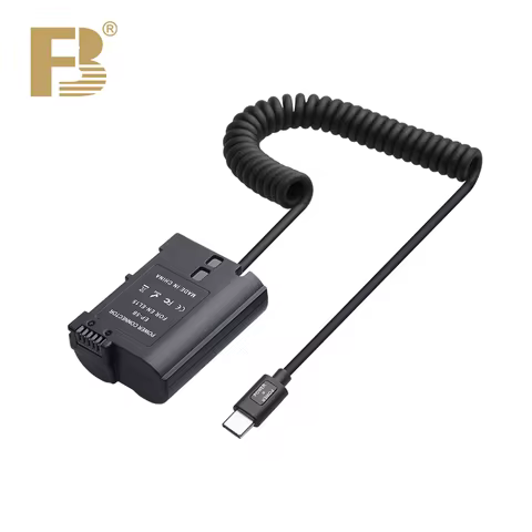 FB EN-EL15 EN-EL15C TO Dummy Battery USB Type C Cable Power Adapter for Nikon D500 D600 D780 D810A D