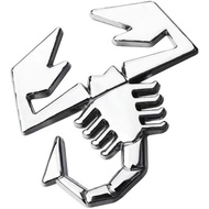 Car Emblem Badge for Abarth Punto 2007-2014 – 3D Letters Logo Decal, Self-Adhesive ABS Metal Sticker