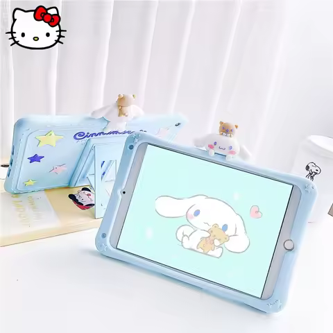 Kawaii Sanrio Cinnamoroll Ipad Case Cute Cartoon Silicone Soft Shell for Ipad Pro 2018 2020 11 Inch 