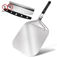 Pizza Peel 12 Inch, (12"X 16") Metal Pizza Peel Homemade Pizza Making Kit