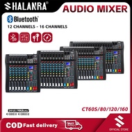 SHALANRA CT60S/80S/120S/160S Professional DJ Audio Mixer Bluetooth5.3/USB/MP3 For Sound studio Mixin