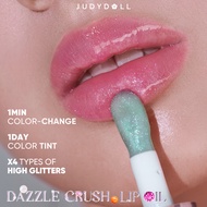 [NEW] Judydoll Dazzle Crush Lip Oil - Moisturizing Lip Oil with Shimmer | Color Changing Long Wear L