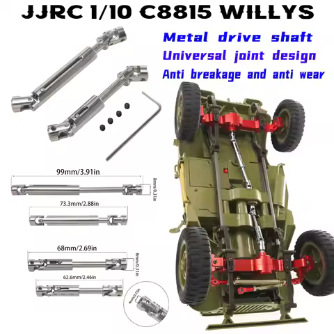 Metal drive shaft accessory number D888 For JJRC 1/10 C8815 C8835 Willis retro military jeep militar