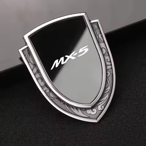 Car Style Body Trunk Decoration Sticker 3D Metal Emblem Sticker for Mazda MX-5 MX5 Miata Na Nb Nc Nd