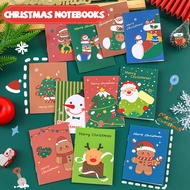 【Varitystore】Christmas Series Mini Portable Pocket Paper Notebook Kawaii Gift for Kids School Office Notebook Study Supplies