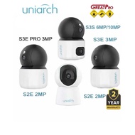 Uniarch Indoor Model S2E 2MP/S3E 3MP/S3E Pro 3/5MP S3S 6/10MP Two Way Talk Security CCTV - GREATPRO