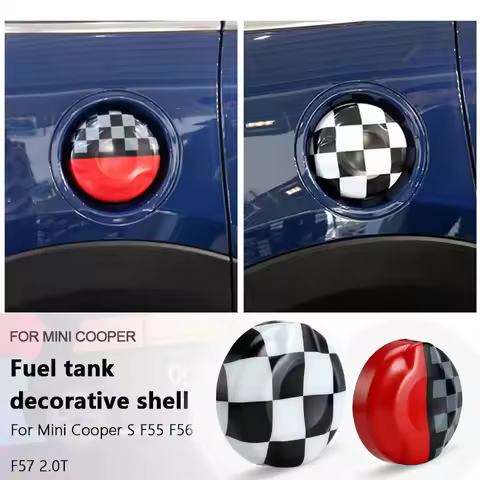 Car Fuel Tank Cover Decoration Sticker For MINI Cooper S JCW For F56 F55 F57 2.0T Auto-Styling Exter
