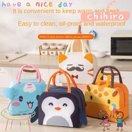 CHIHIRO Cartoon Stereoscopic Lunch Bag, Thermal Bag Portable Insulated Lunch Box Bags, Lunch Box Accessories Thermal  Cloth Tote Food Small Cooler Bag