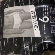 Giordano 三角內褲 黑色 三角底褲 棉 XL 腰87-93cm 上水MTR面交