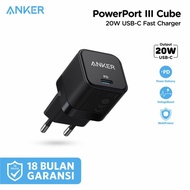 promo anker powerport iii nano 20w cube adapter charger iphone pd fast