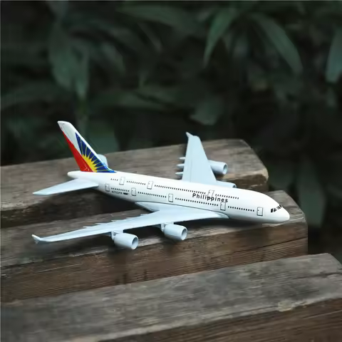 Scale 1:400 Metal Airplane Replica 15cm Philippines Airlines Boeing Airbus Model Diecast Aircraft Mi
