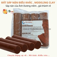 Sculpture Clay 2Kg / 500g Sunshine, Modeling Clay, Oil Wax Clay, Modeling Clay