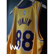 ♞,♘Yunjin l Lakers  Heat Pressed customized Heat Pressed Jersey