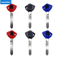 【XPS】Motorcycle Blank Key Uncut Blade For Suzuki GSXR600 750 1000 1300 SV650 1000 Motorcycle Key Blank With Blade Black/red/blue