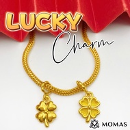 MOMAS Masdora Lucky Charm  Emas 916 Beads Alphabets 3D Masdora Bead Enamel Emas 916 Charms 916