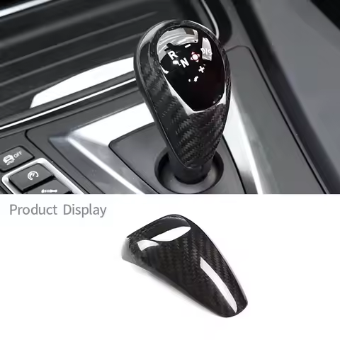 Real Carbon For BMW M2 F87 M3 F80 M4 F82 M5 F83 F10 F85 X5M F86 X6M F12 Car Gear Shift Shift Lever D