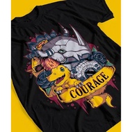 T-shirt For Anime Digimon Agumon & WarGreymon