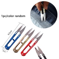 1pcs Mix Color Yarn Shears Cutting Sewing Scissors Shears Cross Stitch Scissors Embroidery U Thread 