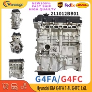 G4FA G4FC Engine assembly complete Long Cylinder Block Sub Engine Assy KIT For Hyundai Elantra Accen