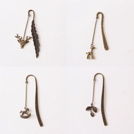 Adult Student Sweet Design Feather Bookmark Antique Bronze Small Fresh Simple Unique Reading Book