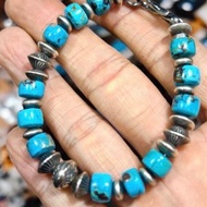 已售出-美國藍色綠松石手鏈