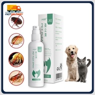 Spray Kutu Kucing, Cat Flea Spray, Pet Deodorant Spray Anti Flea / Ubat Kucing Anjing Kulit Gatal Ku