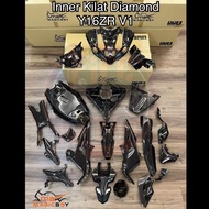 MAGIC BOY Inner Hitam Kilat Diamond Y15 V1 V2 V3 LC135 V4 V5 V6 V7 Y16 V1 V2 ABS INNER DIAMOND