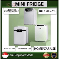 Mini Fridge 18L 20L 25L Dual Core Portable Mini Fridge Refrigerator For Home Or Family Camping Mini fridge for student