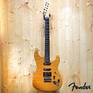 【又昇樂器】嚴選二手 Fender USA Deluxe Strato QMT HSS 電吉他