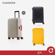CAGGIONI กระเป๋าเดินทาง รุ่นจอย (Joy) C20021 ขนาด 20 นิ้ว [สีเทา/สีนู้ด/สีเหลือง] วัสดุPP100% 4 ล้อ ล้อคู่ หมุนได้ 360 องศา ระบบกุญแจล็อค TSA กระเป๋าเดินทางล้อลาก คาจีโอนี่
