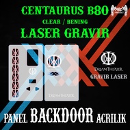 Panel Backdoor Laser Gravir Centaurus B80 Akrilik Transparan untuk Smartphone - Kompatibel Tegra