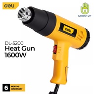 DELI DL5200 Heat Gun 1600W Rated Power Tools Ready Stock Malaysia DL5200 [ichiban DIY]