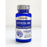 Internal barcode date 1/27 - brain tonic Recall Elements Citicoline 1000mg bottle of 60 tablets from