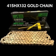 415HX132 AZI RACING GOLD CHAIN HEAVY DUTY