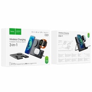 (Hoco Thailand) แท่นชาร์จไร้สาย 3in1 แบบแม่เหล็กพับได้ for iPhone 15 14 13 12 11 for aPPIe Watch a