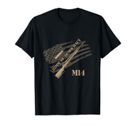 M14 Rifle fan t shirt 7.62 nato Vietnam democracy joke