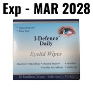 I-Defence Daily Eyelid Wipes 20s | Gentle, Hypoallergenic Previously TLC Wipes