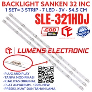 SANKEN 32 INCH TV BACKLIGHT SLE-321HDJ BL LED LAMP SLE 321 HDJ 7K 6V SLE321HDJ JL.D32071330-001CS-M