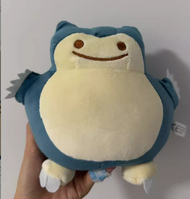Hot Pokemon Anime Dolls Reversible Pillow Cushion Ditto Transform Snorlax Plush Toys Pillow Doll For