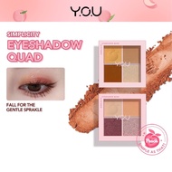 Y.O.U YOU The Simplicity Eyeshadow Quad / YOU Simplicity EYE SHADOW