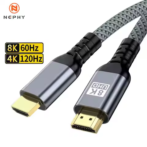 8K HDMI Cable High Speed 48Gbps HDMI 2.1 hdmi to hdmi high definition video Cable 1m 3m 5m 7m 10m fo