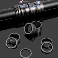 CHIHIRO1X3EE 5pcs/set Bike Stem Washer, Ultralight 1/2/3/5/10/15/20 Bicycle Carbon Fiber Washer, Rac